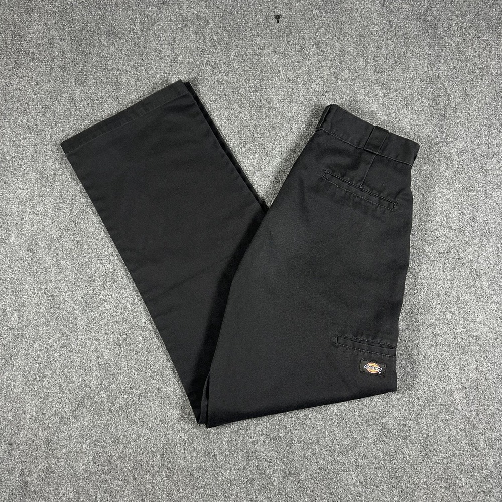 Dickies Loose Fit Double Knee Work Pants Men's 32x34 Black Skater Style #2489